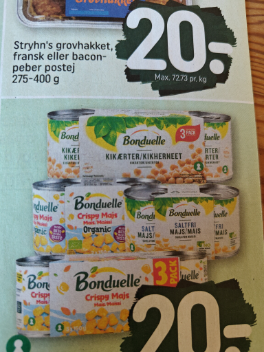 Bonduelle Kikærter/Kikherneet