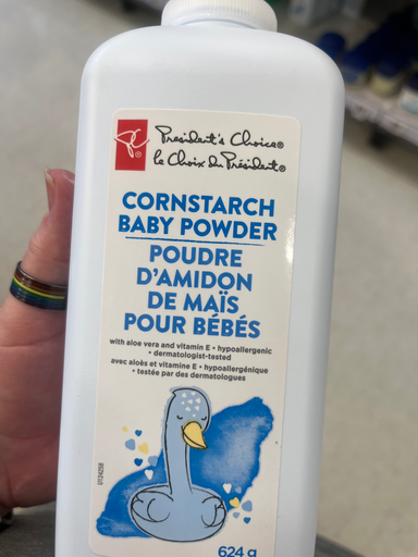 President's Choice Cornstarch Baby Powder