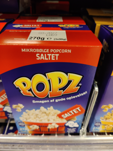 Popz Salted Microwave Popcorn