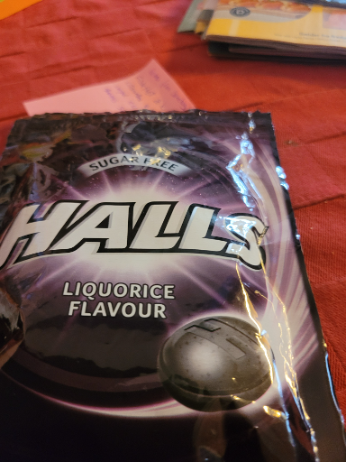 Halls Cool Liquorice Cough Drops Sugar Free
