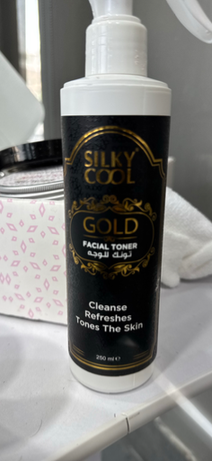 Silky Cool Gold Facial Toner