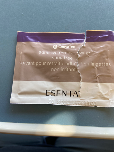 ConvaTec Esenta Sting-Free Adhesive Remover Wipes