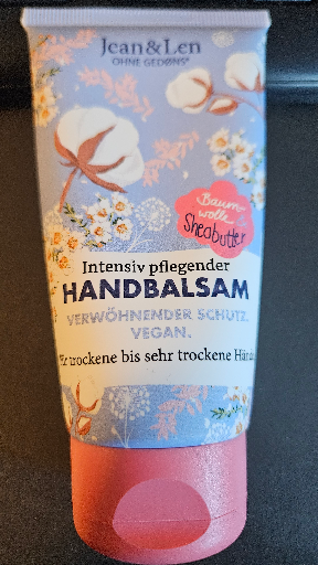 Jean & Len Handbalsam Baumwolle & Sheabutter