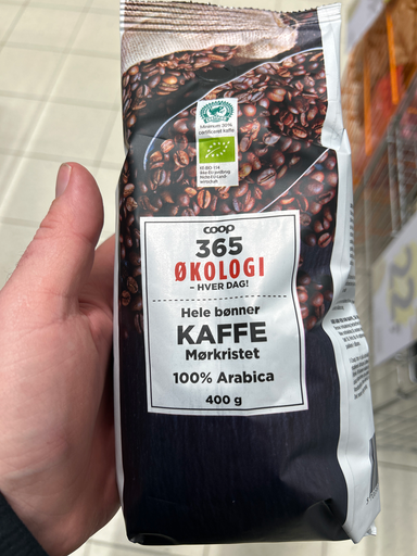 Kaffe Mørkristet 100% Arabica