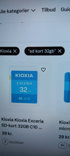 Kioxia Exceria microSD Memory Card 32GB