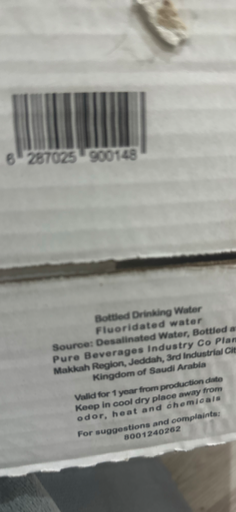 Pure Beverages bottled drinking water