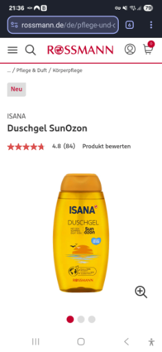 ISANA Duschgel SunOzon