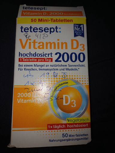 tetesept Vitamin D3 hochdosiert 2000