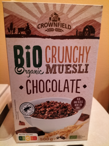 Crownfield Bio Crunchy Muesli Chocolate