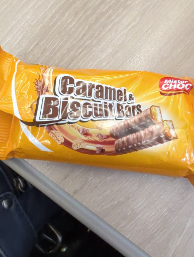 Mister Choc Caramel & Biscuit Bars