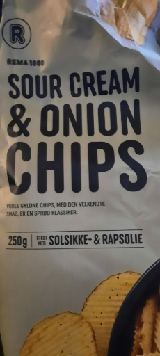 REMA 1000 Sour Cream & Onion Chips