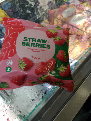 STRAW-BERRIES frozen strawberries