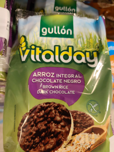 Gullón Vitalday Arroz Integral Chocolate Negro