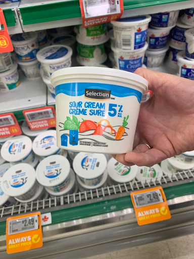 Selection 5% Sour Cream 500 mL