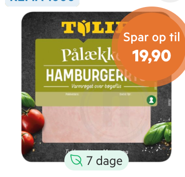 Tulip Pålækker Hamburgerryg