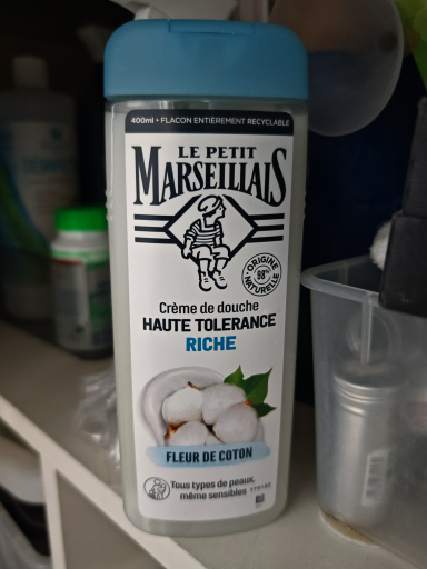 Crème de douche Haute Tolerance Riche Fleur de Coton
