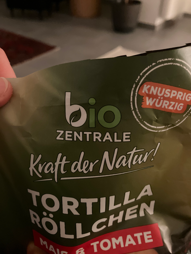 Biozentrale Tortilla Röllchen Mais & Tomate