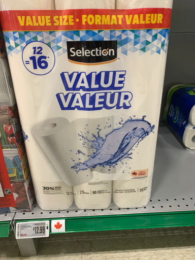 Simply Value Paper Towels, Multi Sheet Size, 2 Ply