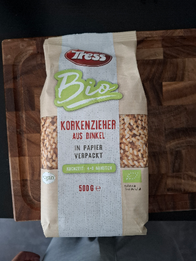 Tress Bio Dinkel Korkenzieher 500g