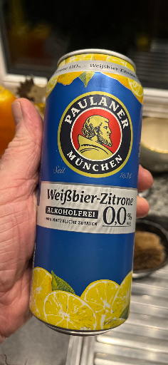 Paulaner Weißbier-Zitrone Alkoholfrei