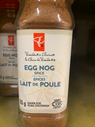 President's Choice Egg Nog Spice Seasoning Blend