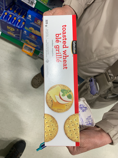 Selection toasted wheat