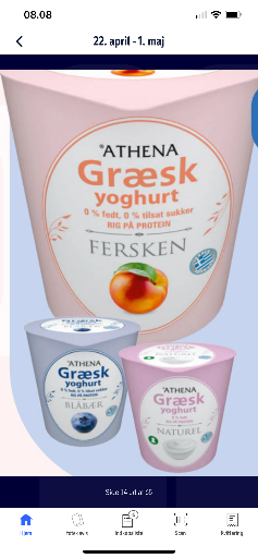ATHENA Græsk Yoghurt FERSKEN