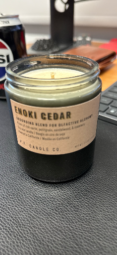 P+T Candle Co. Enoki Cedar Candle
