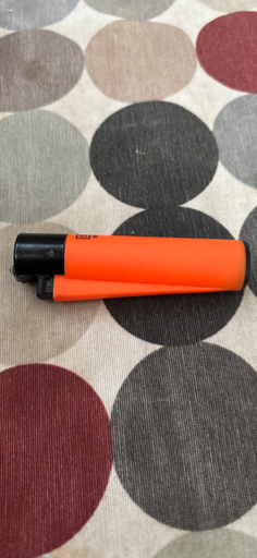 S.T. Dupont Fluo Orange Le Grand Cling Lighter