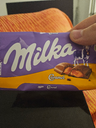 Milka Caramel chocolate bar
