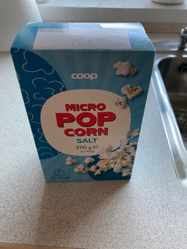 Coop Micro Popcorn Salt 270g