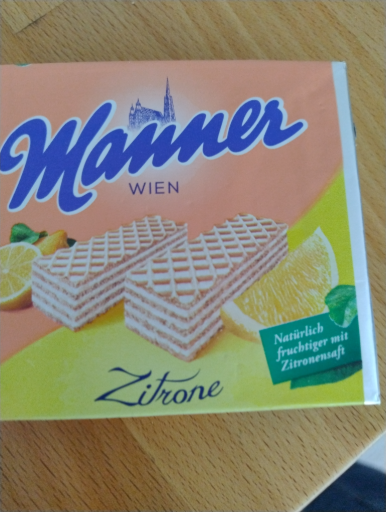 Manner Zitronen Waffeln