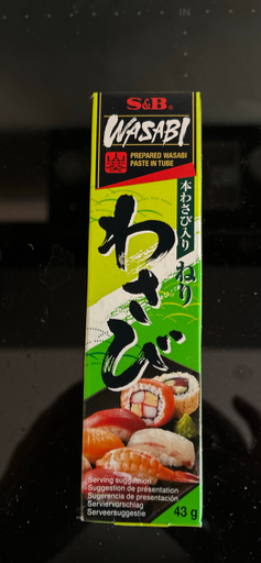 S&B Wasabi Prepared Wasabi Paste in Tube