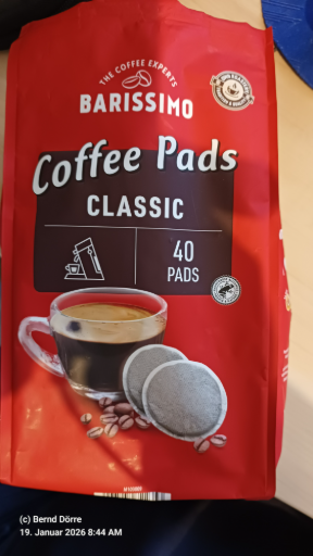 BARISSIMO Coffee Pads Classic