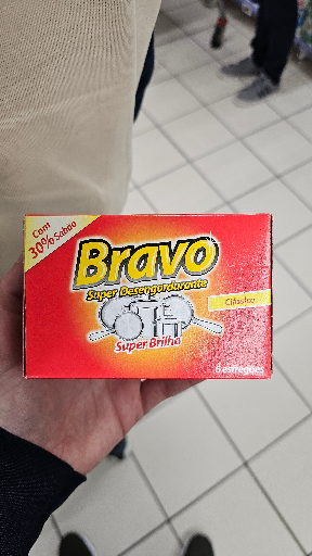 Bravo Super Desengordurante Esfregão