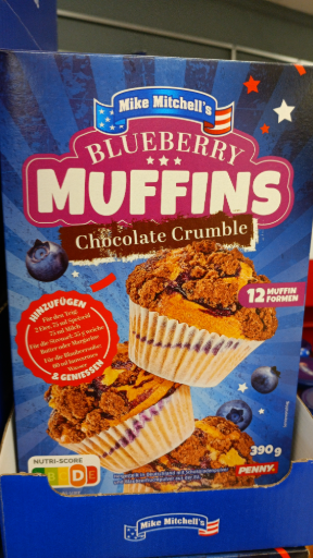 Mike Mitchell's Blueberry Muffins Chocolate Crumble