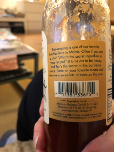 Stonewall Kitchen Honey Barbecue Sauce