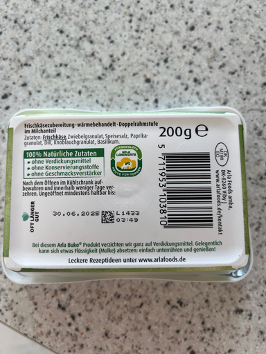 Arla Buko Der Sahnige Frischkäse