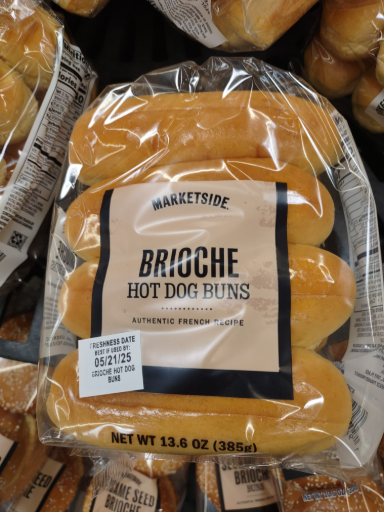 Marketside Brioche Hot Dog Buns