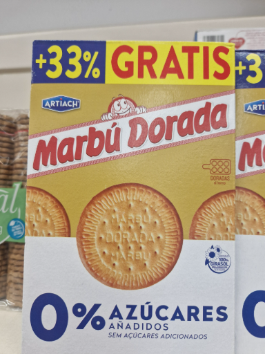 Marbú Dorada galletas