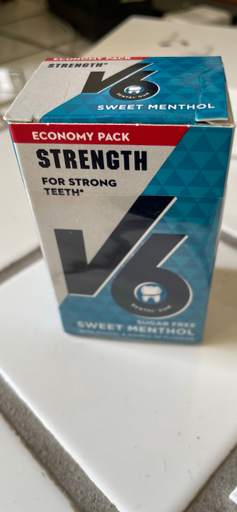 V6 Sweet Menthol Chewing Gum