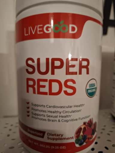 LiveGood Organic Super Reds powder