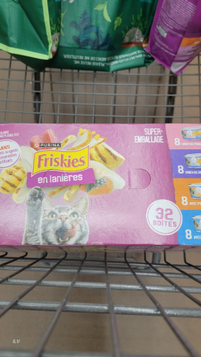 Friskies en Lanières Dîner de Poulet et Saumon
