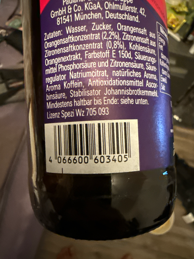 Paulaner Spezi Cola-Orange-Mixgetränk