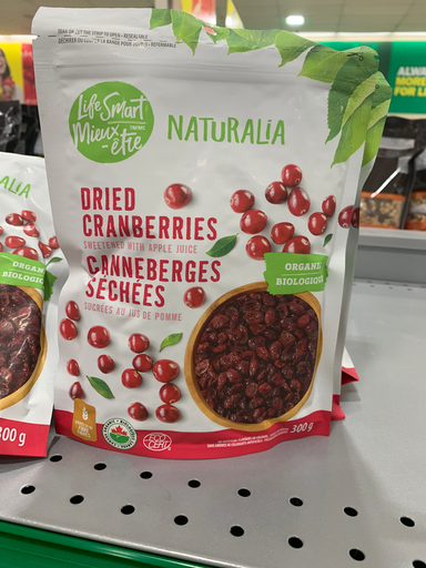 Naturalia Organic Moist & Dried Cranberries 200g