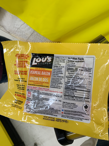 Lou's Kitchen Original Peameal Bacon