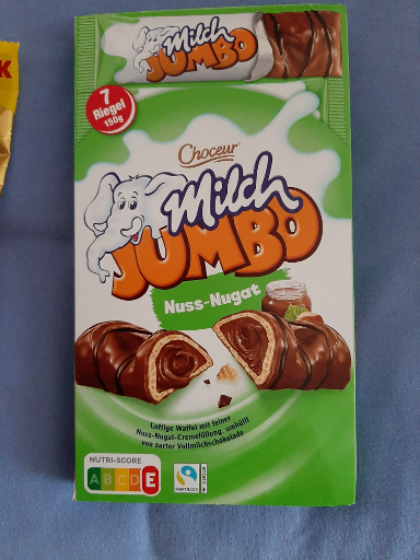 Choceur Milch Jumbo Nuss-Nugat-Creme