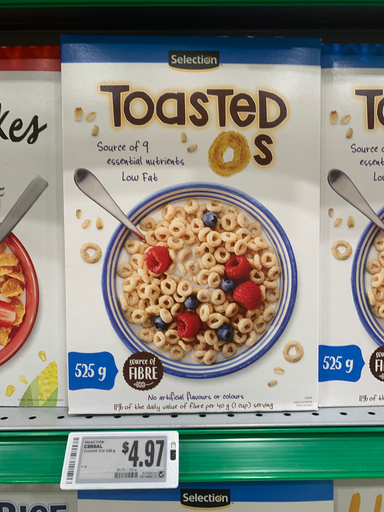Selection Toasted Os