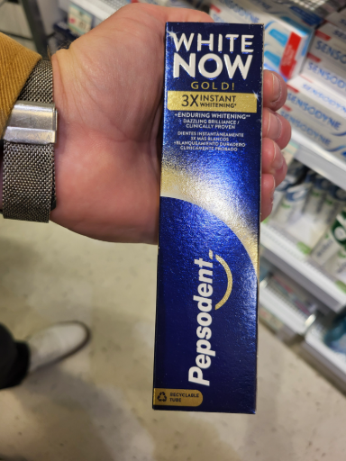 Pepsodent White Now Gold