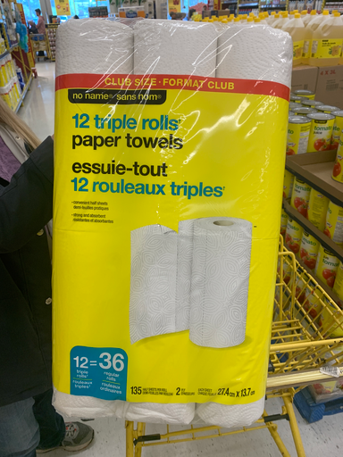 No Name paper towels